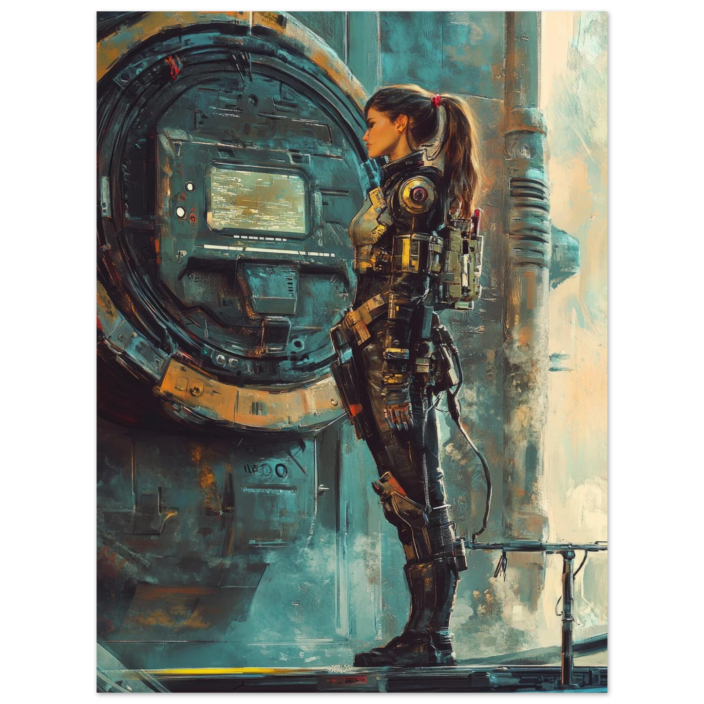 ✨ RETRO FUTUR MECHA WOMENS — Starship Series #24 - Aura Studio Déco