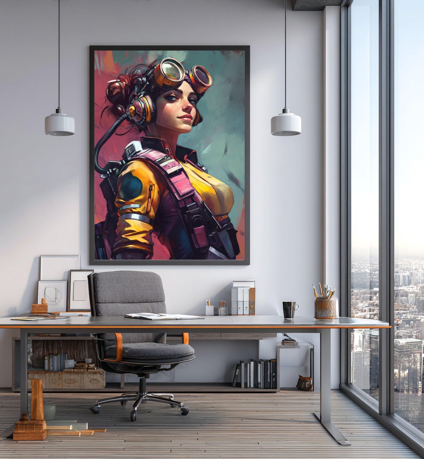 ✨ RETRO FUTUR MECHA WOMENS — Starship Series #06 - Aura Studio Déco