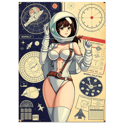 🌸🪐🎀👽Création Anime Rétro Sci-Fi ☄️30 - Aura Studio Déco
