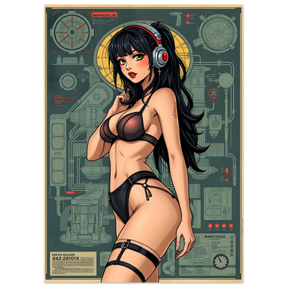 🌸🪐🎀👽Création Anime Rétro Sci-Fi ☄️2 - Aura Studio Déco