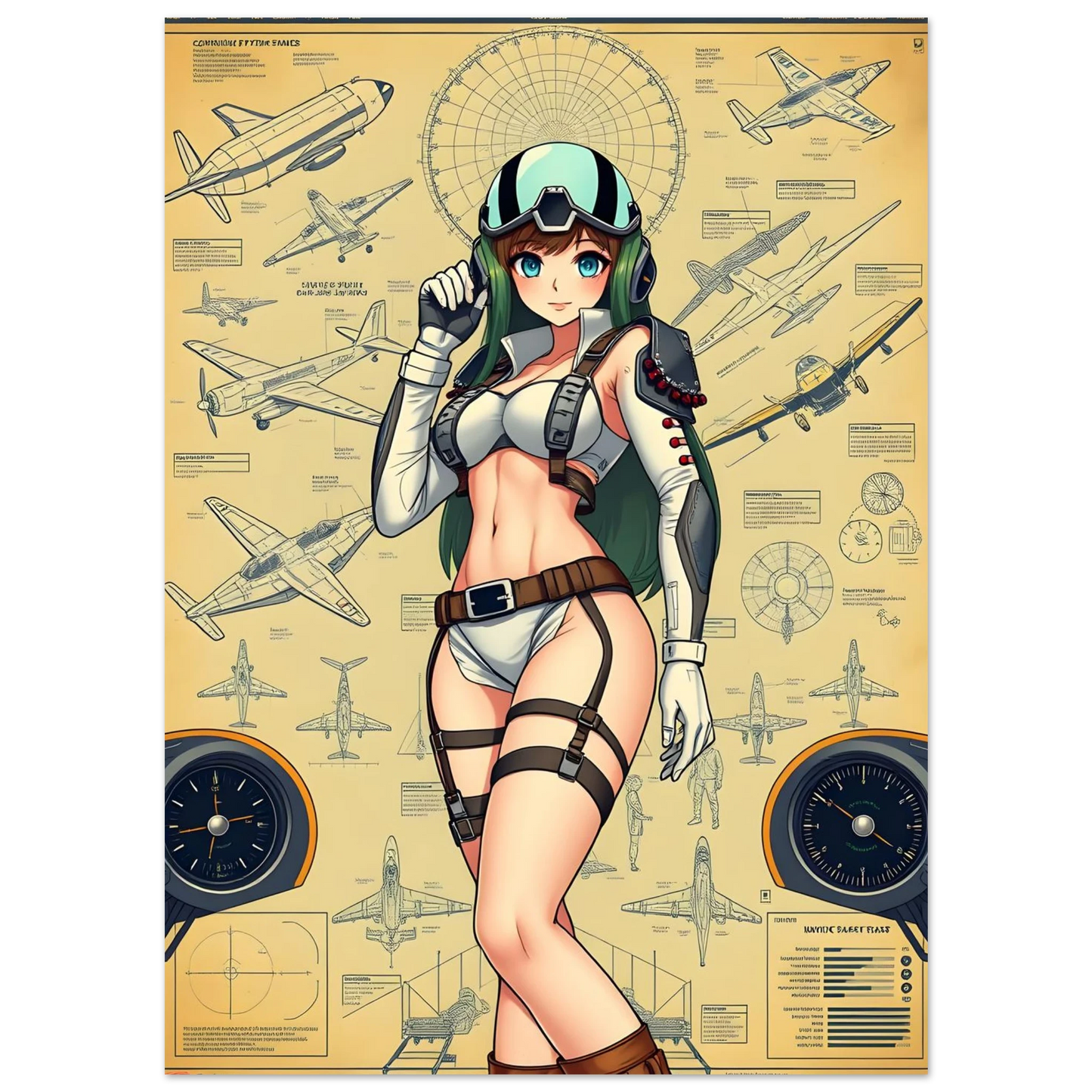 🌸🪐🎀👽Création Anime Rétro Sci-Fi ☄️22 - Aura Studio Déco