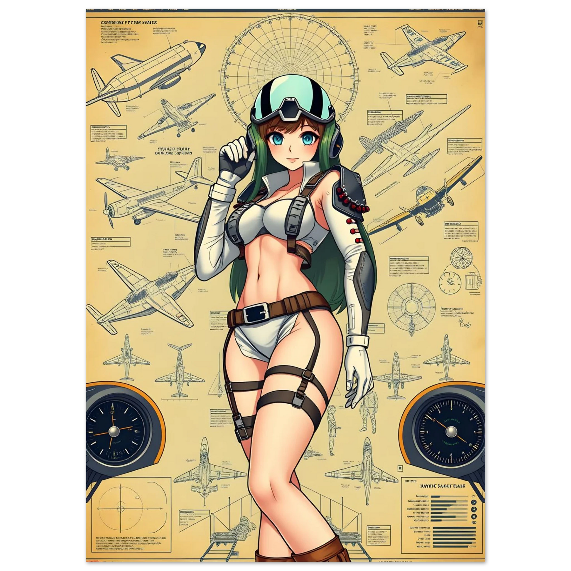 🌸🪐🎀👽Création Anime Rétro Sci-Fi ☄️22 - Aura Studio Déco