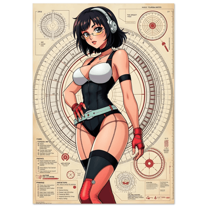 🌸🪐🎀👽Création Anime Rétro Sci-Fi ☄️29 - Aura Studio Déco