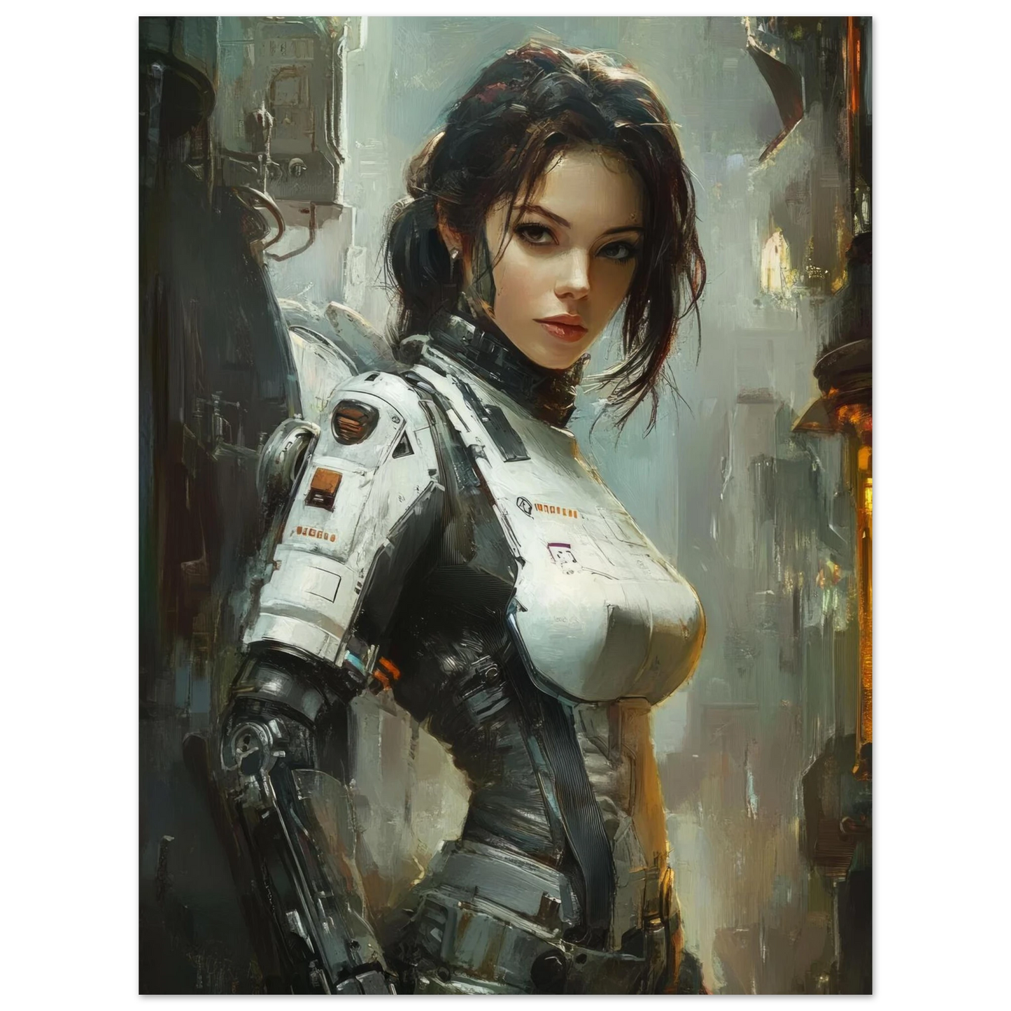 ✨ RETRO FUTUR MECHA WOMENS — Starship Series #22 - Aura Studio Déco