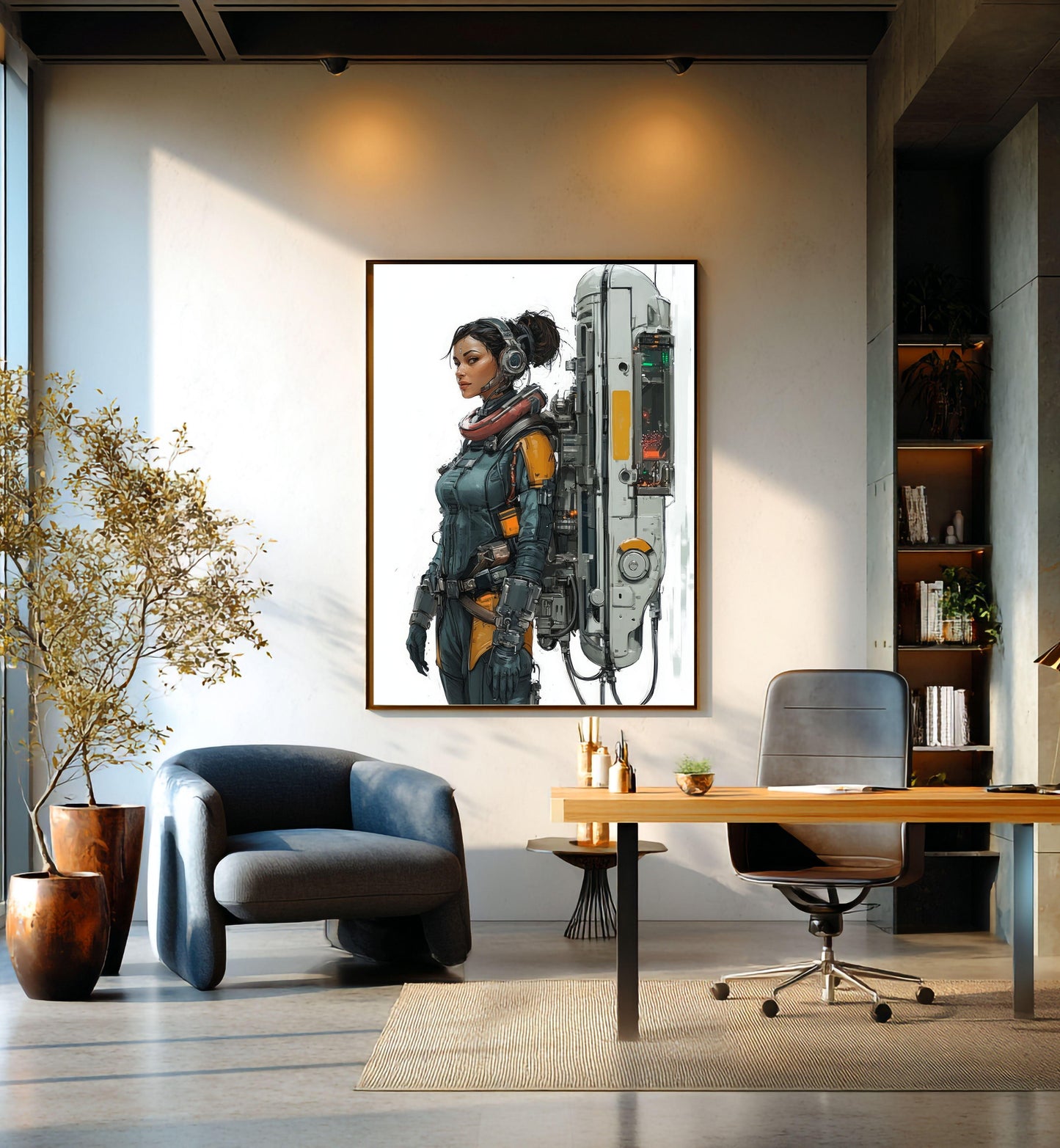 ✨ RETRO FUTUR MECHA WOMENS — Starship Series #10 - Aura Studio Déco