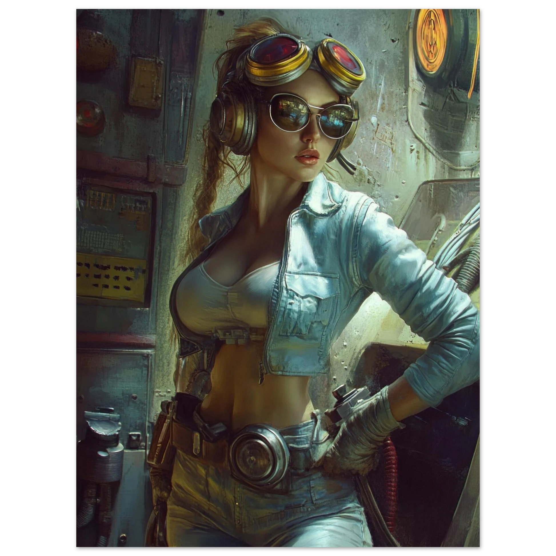 ✨ RETRO FUTUR MECHA WOMENS — Starship Series #83 - Aura Studio Déco