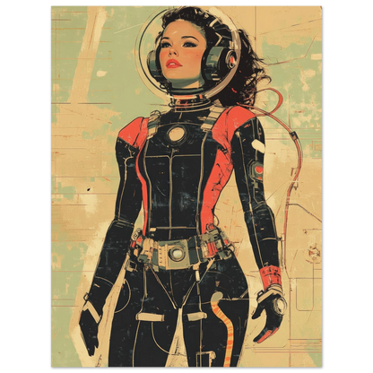 ✨ RETRO FUTUR MECHA WOMENS — Starship Series #90 - Aura Studio Déco