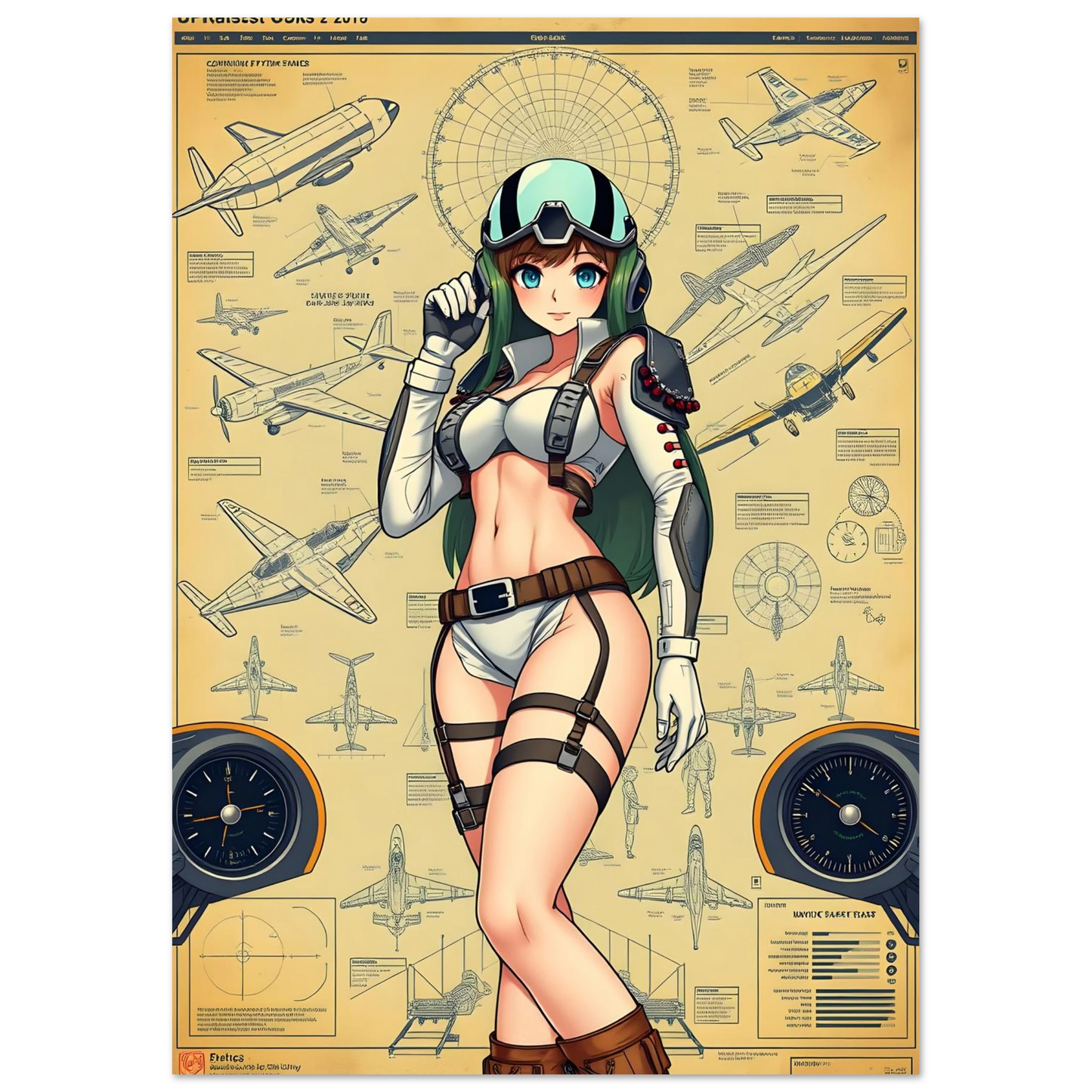 🌸🪐🎀👽Création Anime Rétro Sci-Fi ☄️22 - Aura Studio Déco
