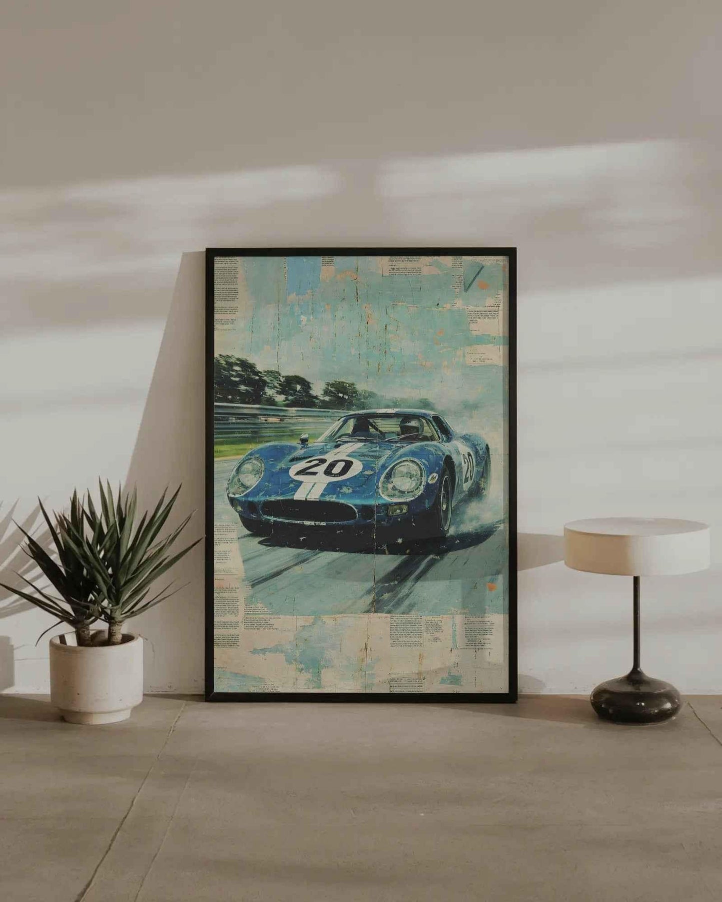 🏆🀣📺 Affiche Automobile Vintage Race Legend 2 - Aura Studio Déco