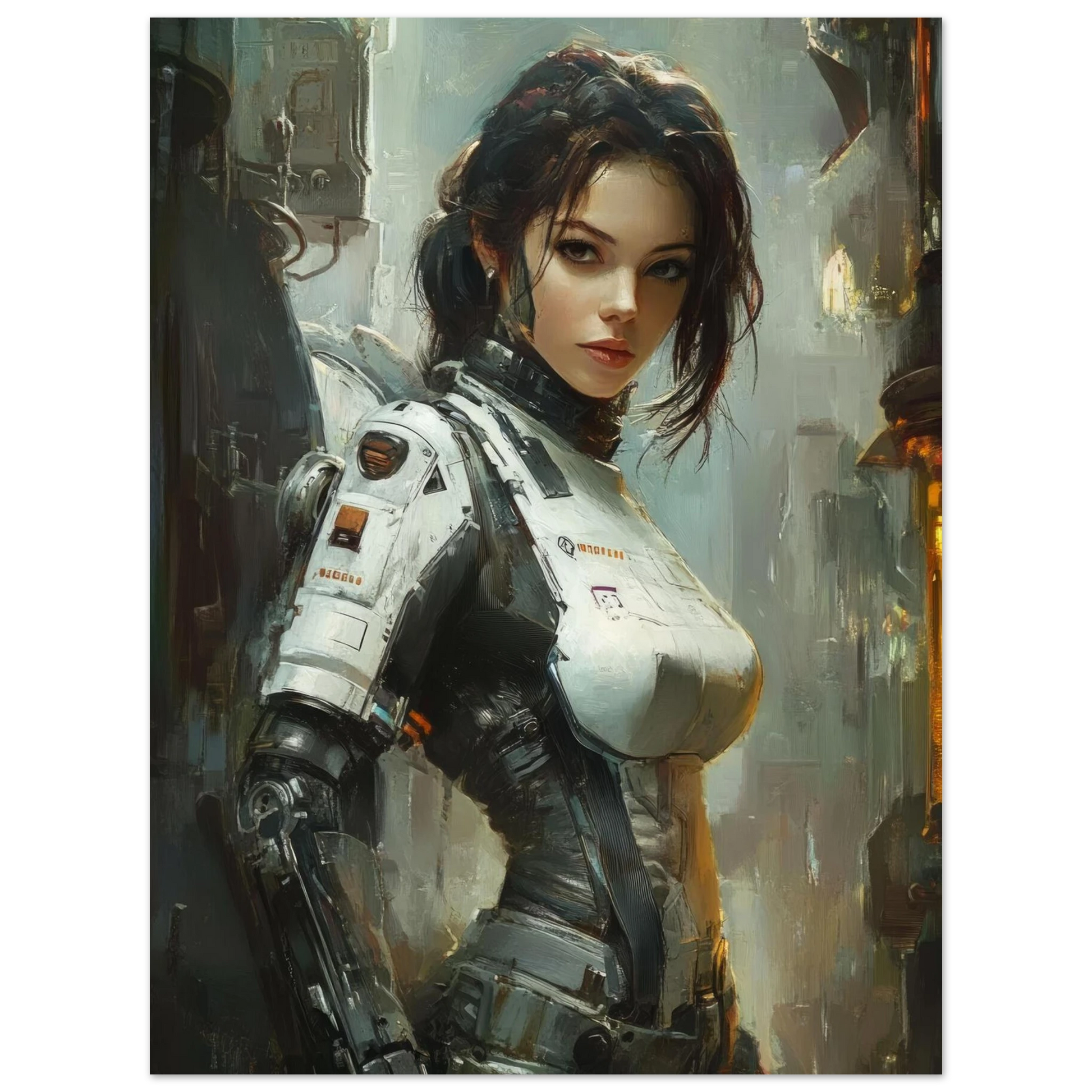 ✨ RETRO FUTUR MECHA WOMENS — Starship Series #22 - Aura Studio Déco
