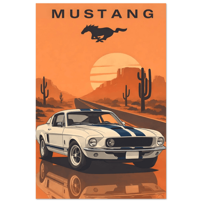 🏆🀣📺 Affiche Automobile Vintage 70' Legend - Aura Studio Déco