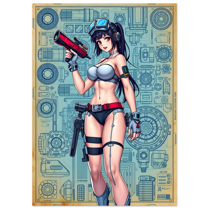 🌸🪐🎀👽Création Anime Rétro Sci-Fi ☄️45 - Aura Studio Déco