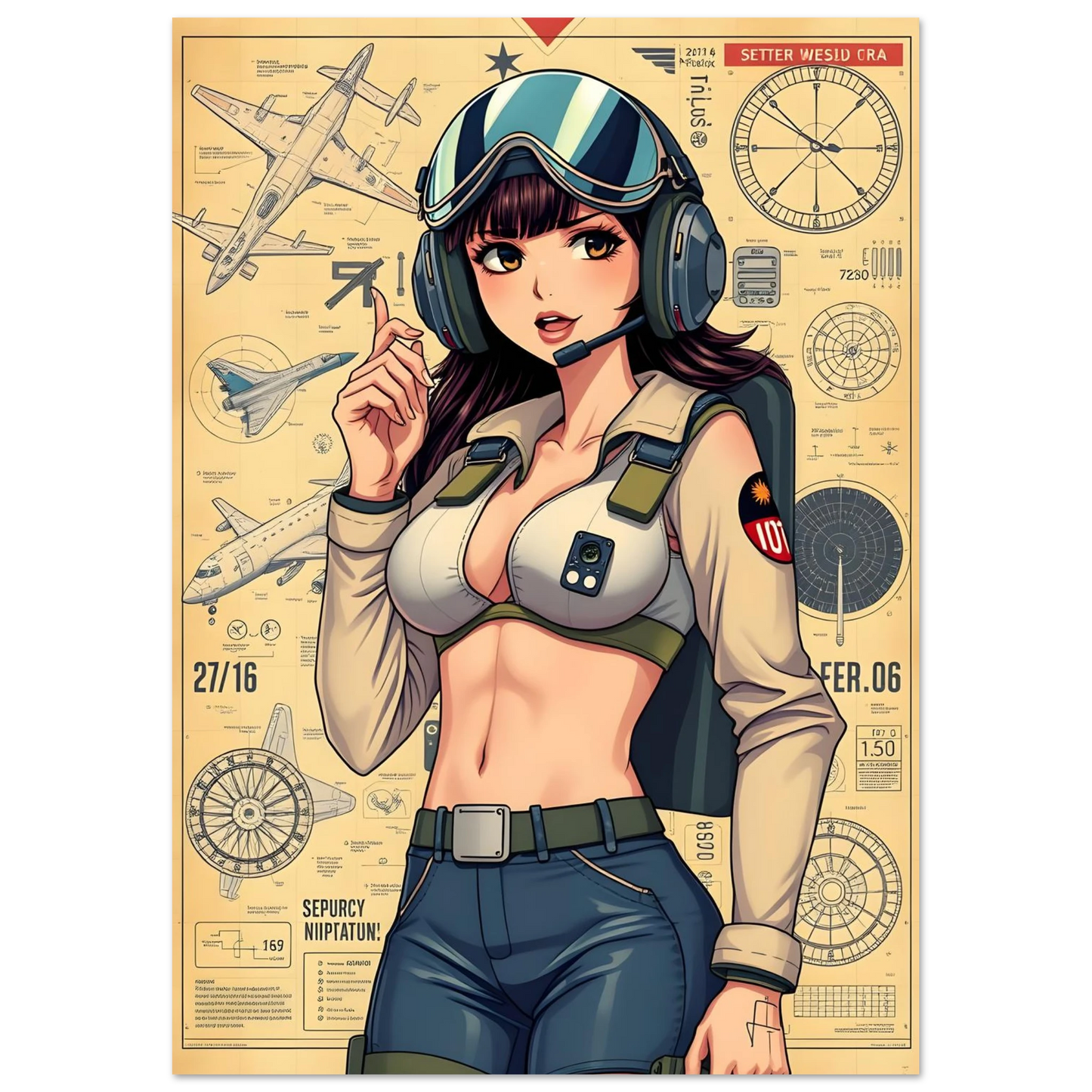 🌸🪐🎀👽Création Anime Rétro Sci-Fi ☄️3 - Aura Studio Déco