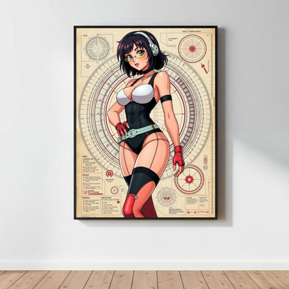 🌸🪐🎀👽Création Anime Rétro Sci-Fi ☄️29 - Aura Studio Déco