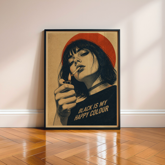 Affiche Grunge Woman | Punk Vintage & Anarchy
