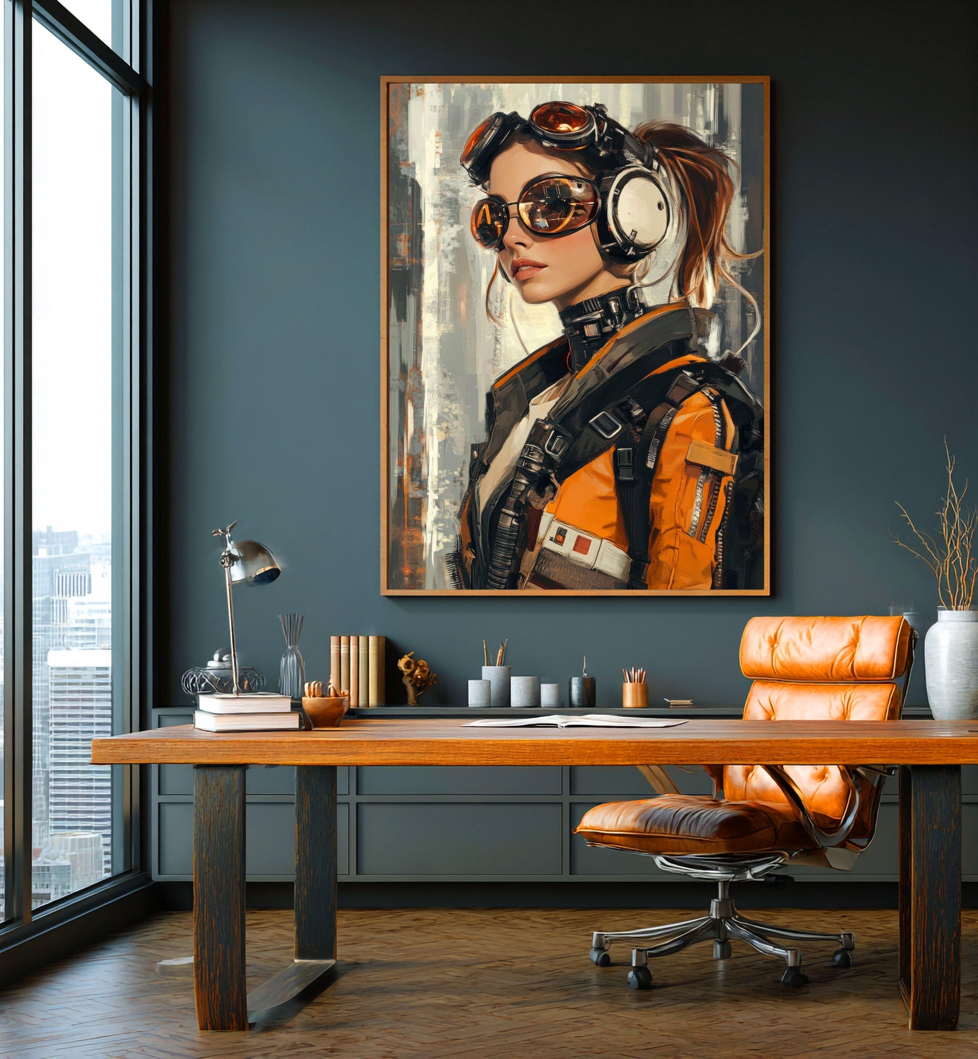 ✨ RETRO FUTUR MECHA WOMENS — Starship Series #15 - Aura Studio Déco