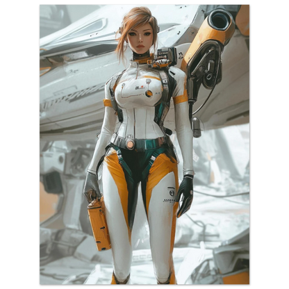 ✨ RETRO FUTUR MECHA WOMENS — Starship Series #46 - Aura Studio Déco