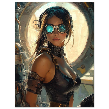 ✨ RETRO FUTUR MECHA WOMENS — Starship Series #21 - Aura Studio Déco