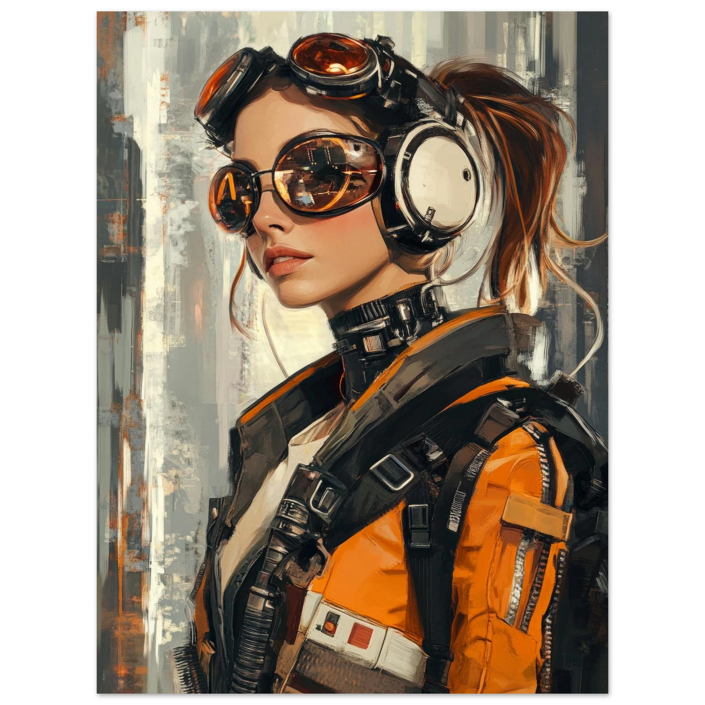 ✨ RETRO FUTUR MECHA WOMENS — Starship Series #15 - Aura Studio Déco