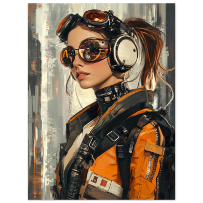 ✨ RETRO FUTUR MECHA WOMENS — Starship Series #15 - Aura Studio Déco