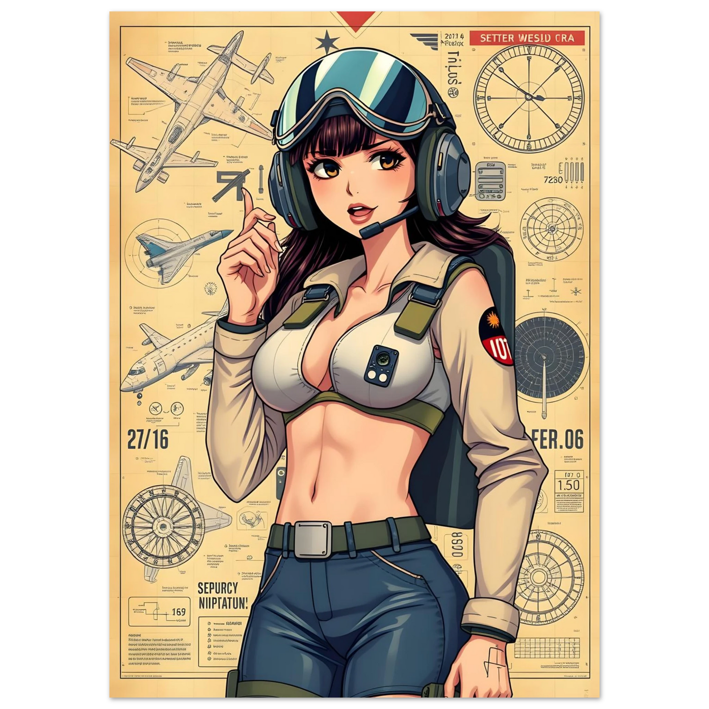 🌸🪐🎀👽Création Anime Rétro Sci-Fi ☄️3 - Aura Studio Déco