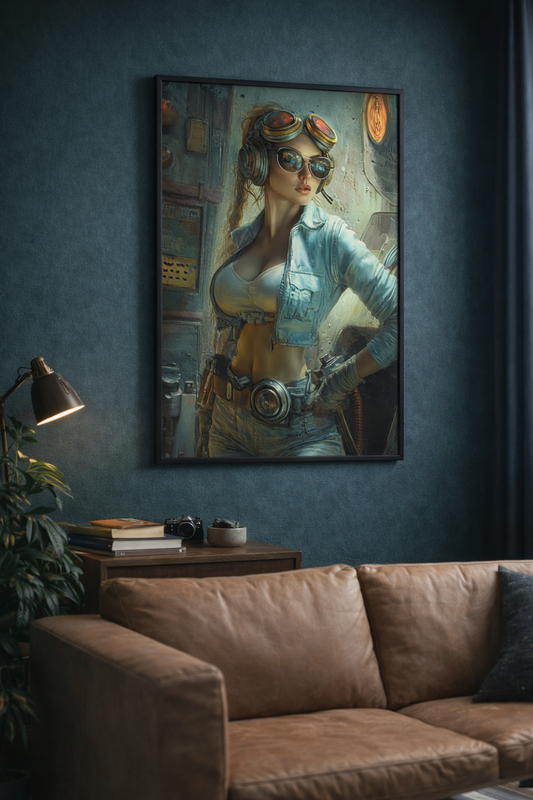 ✨ RETRO FUTUR MECHA WOMENS — Starship Series #83 - Aura Studio Déco
