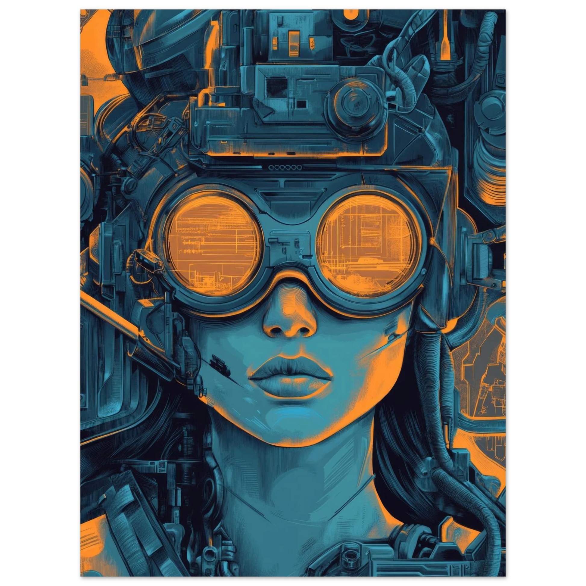 ✨ RETRO FUTUR MECHA WOMENS — Starship Series #25 - Aura Studio Déco