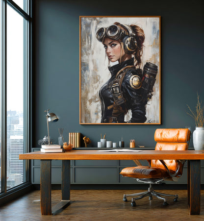 ✨ RETRO FUTUR MECHA WOMENS — Starship Series #11 - Aura Studio Déco