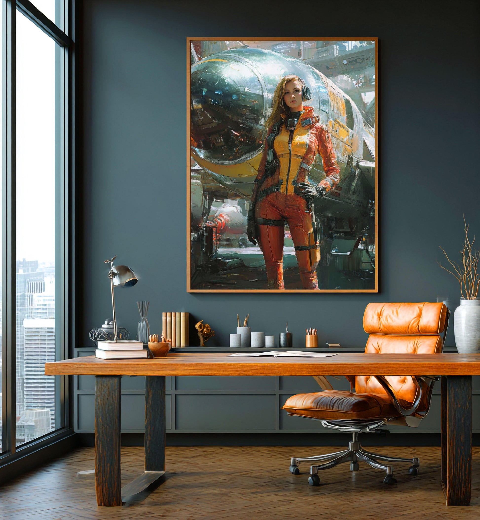 ✨ RETRO FUTUR MECHA WOMENS — Starship Series #07 - Aura Studio Déco