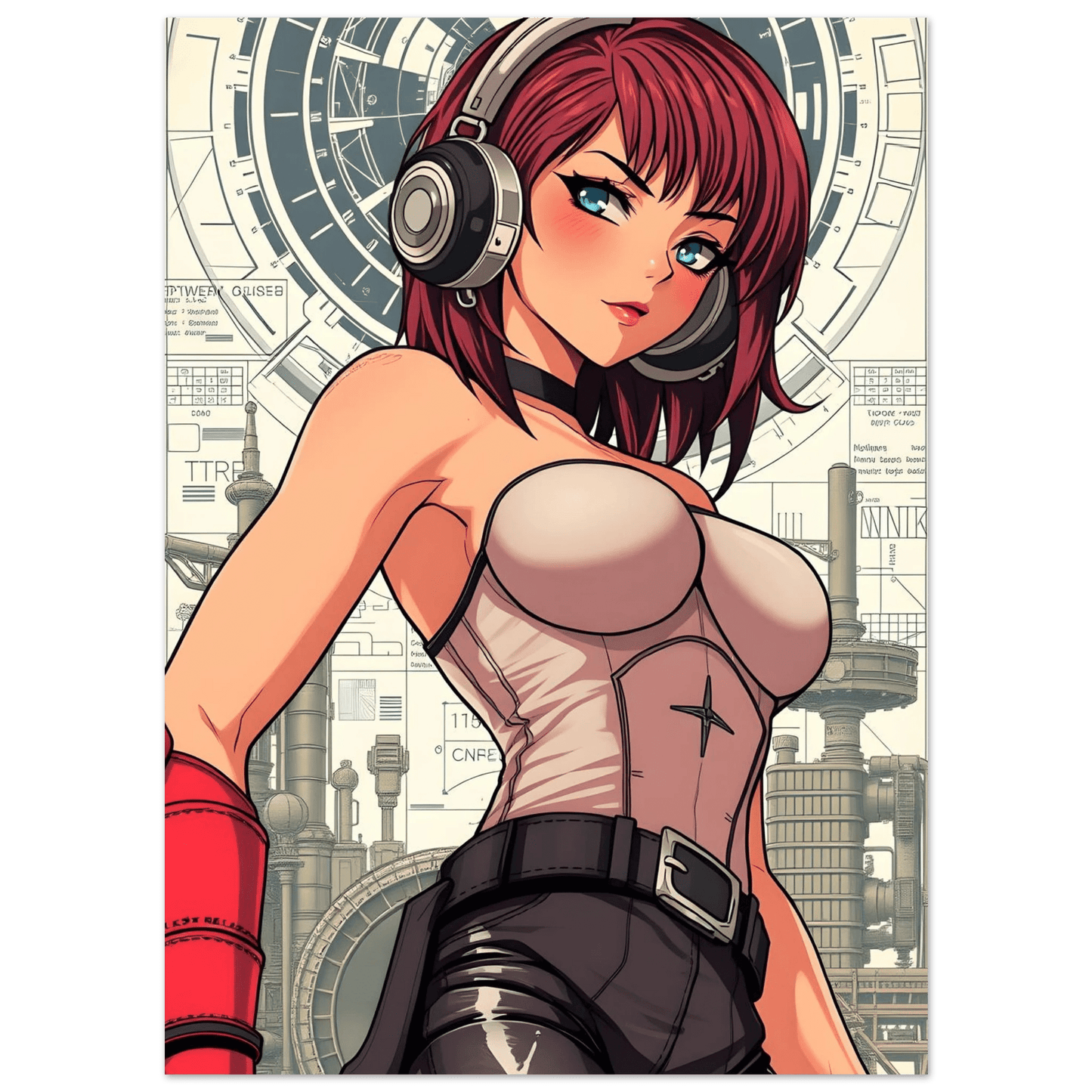 🌸🪐🎀👽Création Anime Rétro Sci-Fi ☄️43 - Aura Studio Déco