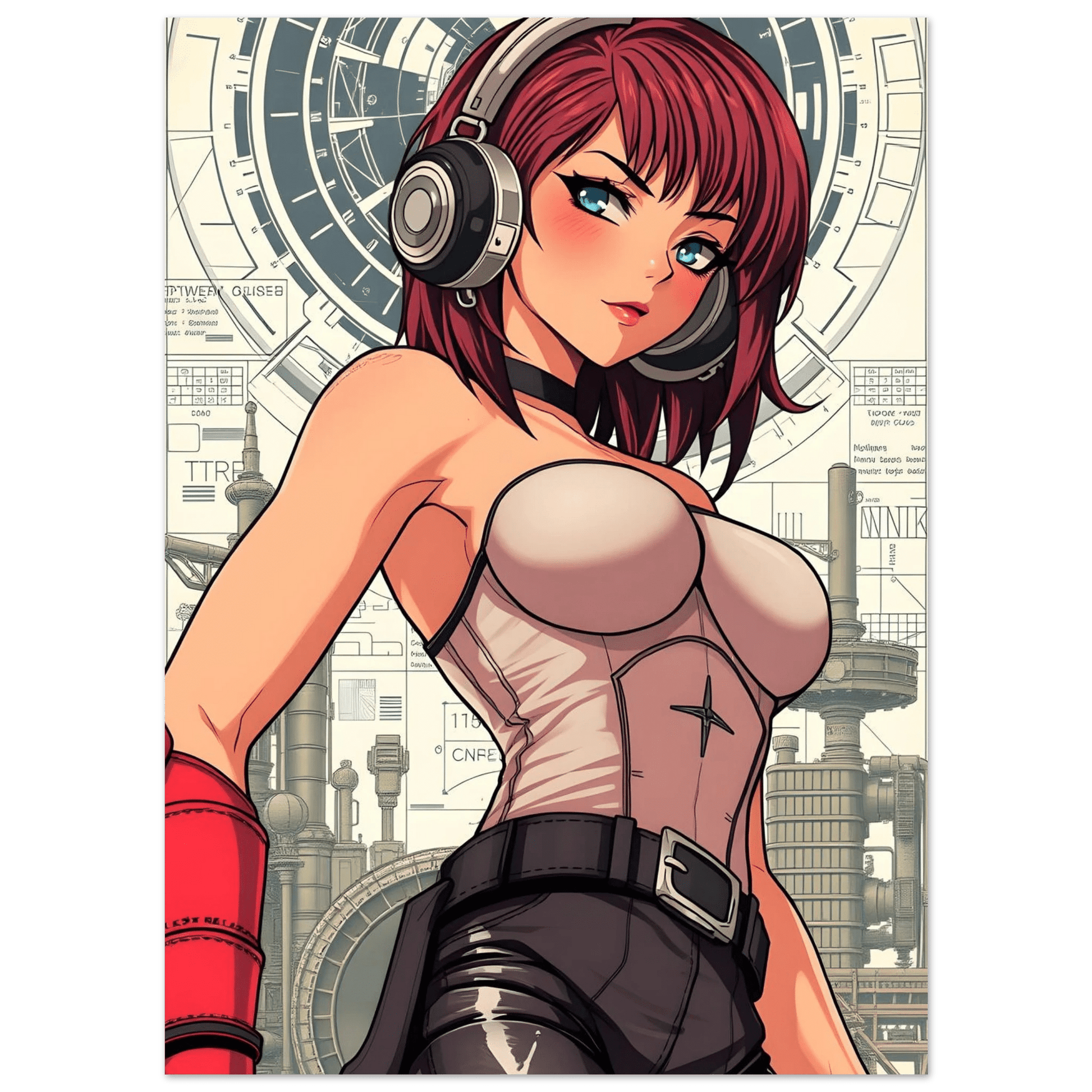 🌸🪐🎀👽Création Anime Rétro Sci-Fi ☄️43 - Aura Studio Déco