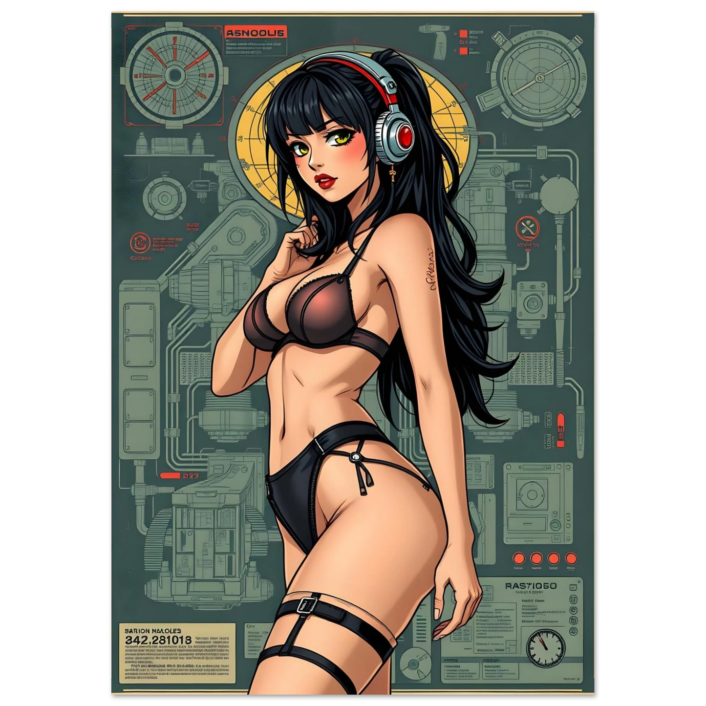 🌸🪐🎀👽Création Anime Rétro Sci-Fi ☄️2 - Aura Studio Déco