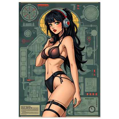 🌸🪐🎀👽Création Anime Rétro Sci-Fi ☄️2 - Aura Studio Déco