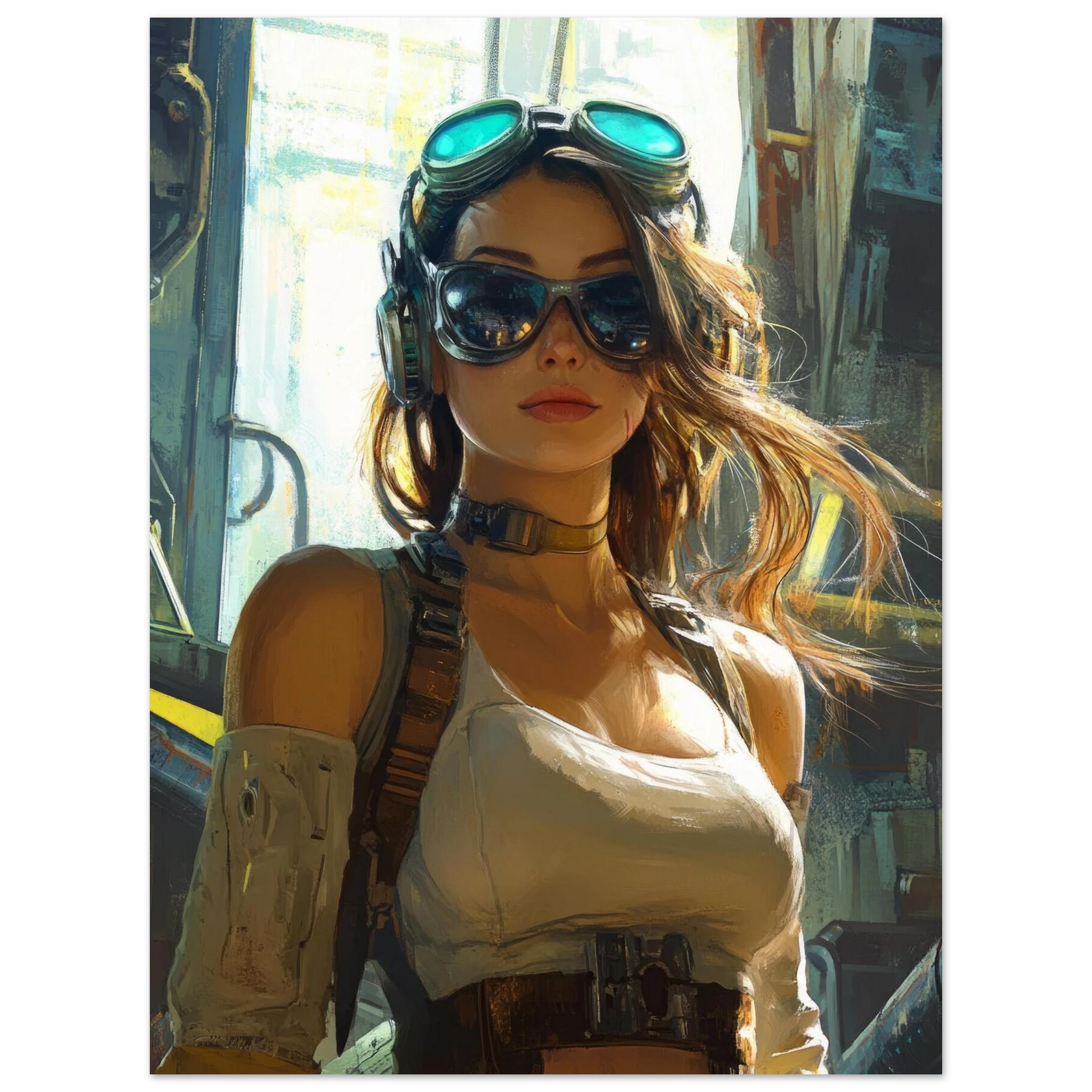 ✨ RETRO FUTUR MECHA WOMENS — Starship Series #36 - Aura Studio Déco