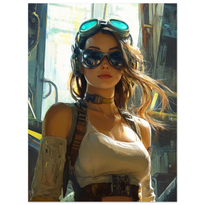 ✨ RETRO FUTUR MECHA WOMENS — Starship Series #36 - Aura Studio Déco