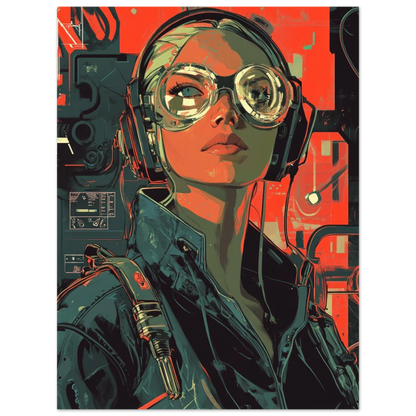 ✨ RETRO FUTUR MECHA WOMENS — Starship Series #58 - Aura Studio Déco