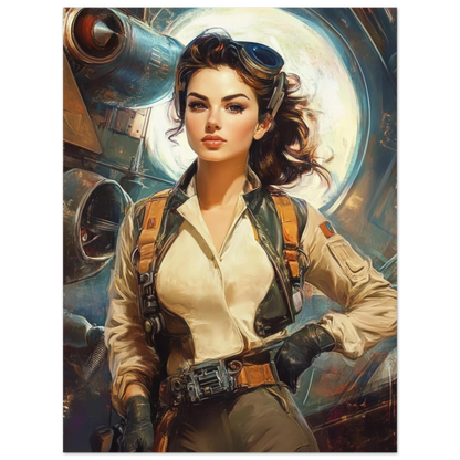 ✨ RETRO FUTUR MECHA WOMENS — Starship Series #87 - Aura Studio Déco