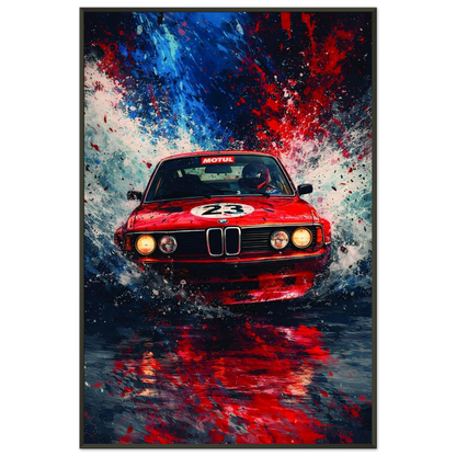 🏎️🏁Affiche Automobile Art' Sport 3 Encadrée - Aura Studio Déco