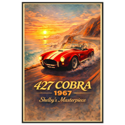 🏎️🏁Affiche Automobile Chef-d'œuvre  Encadrée - Aura Studio Déco