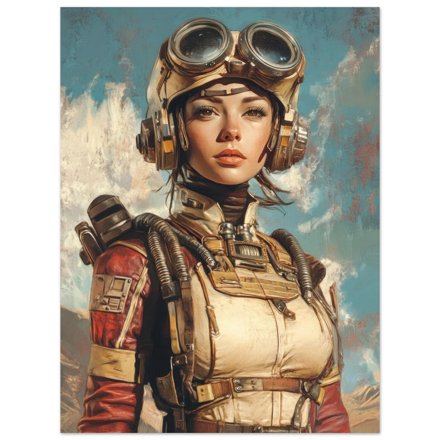 ✨ RETRO FUTUR MECHA WOMENS — Starship Series #79 - Aura Studio Déco