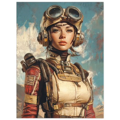 ✨ RETRO FUTUR MECHA WOMENS — Starship Series #79 - Aura Studio Déco
