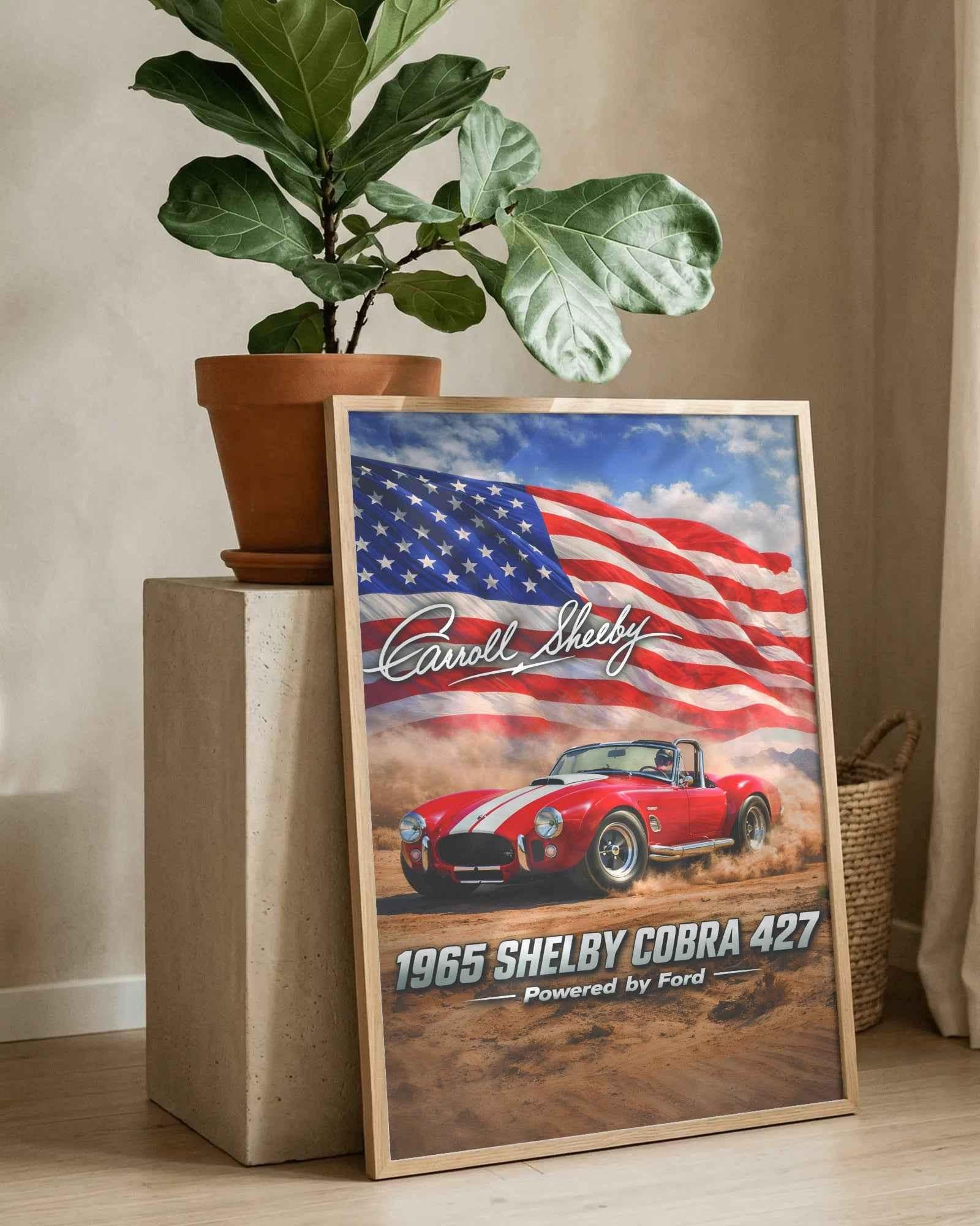🏆🀣📺 Affiche Automobile Vintage 1965 Legend - Aura Studio Déco