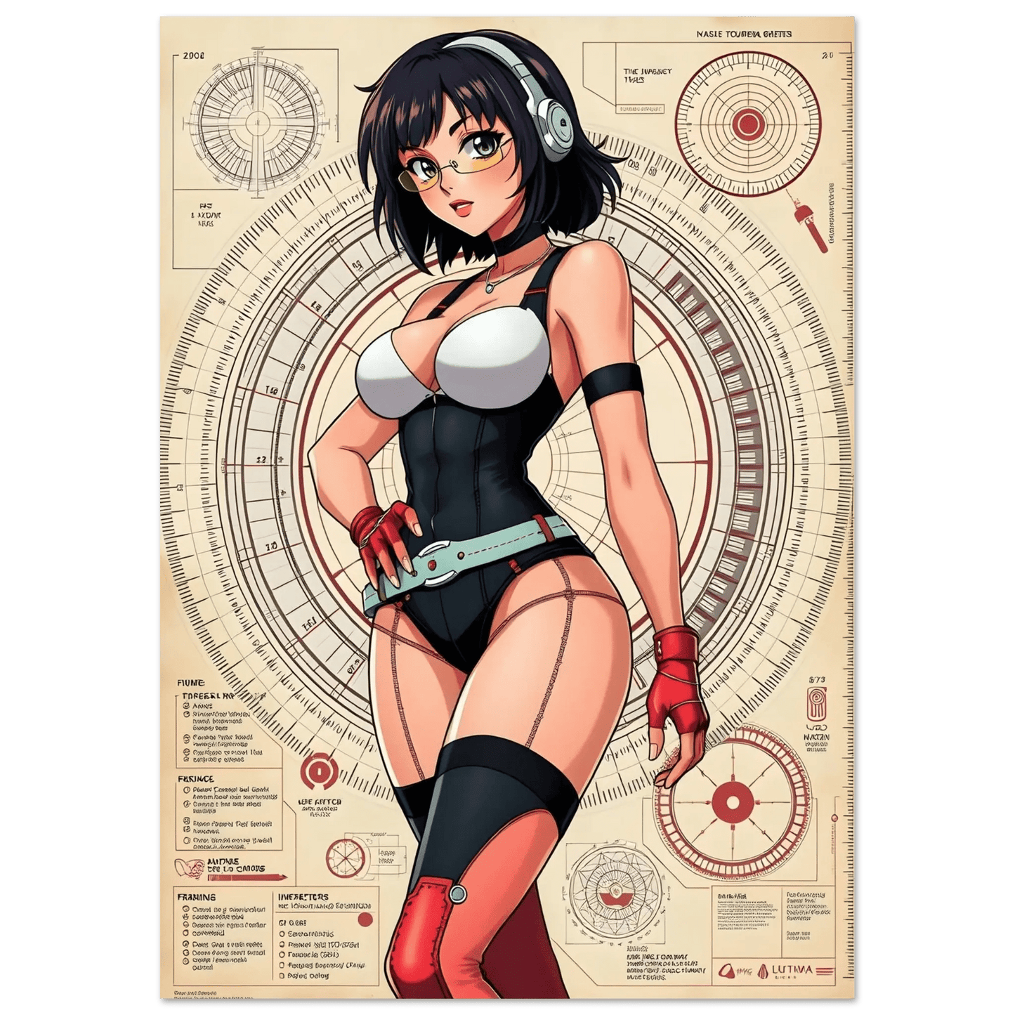 🌸🪐🎀👽Création Anime Rétro Sci-Fi ☄️29 - Aura Studio Déco