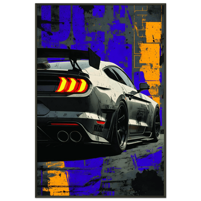 🏎️🏁Affiche Automobile Art' Style1 Encadrée - Aura Studio Déco