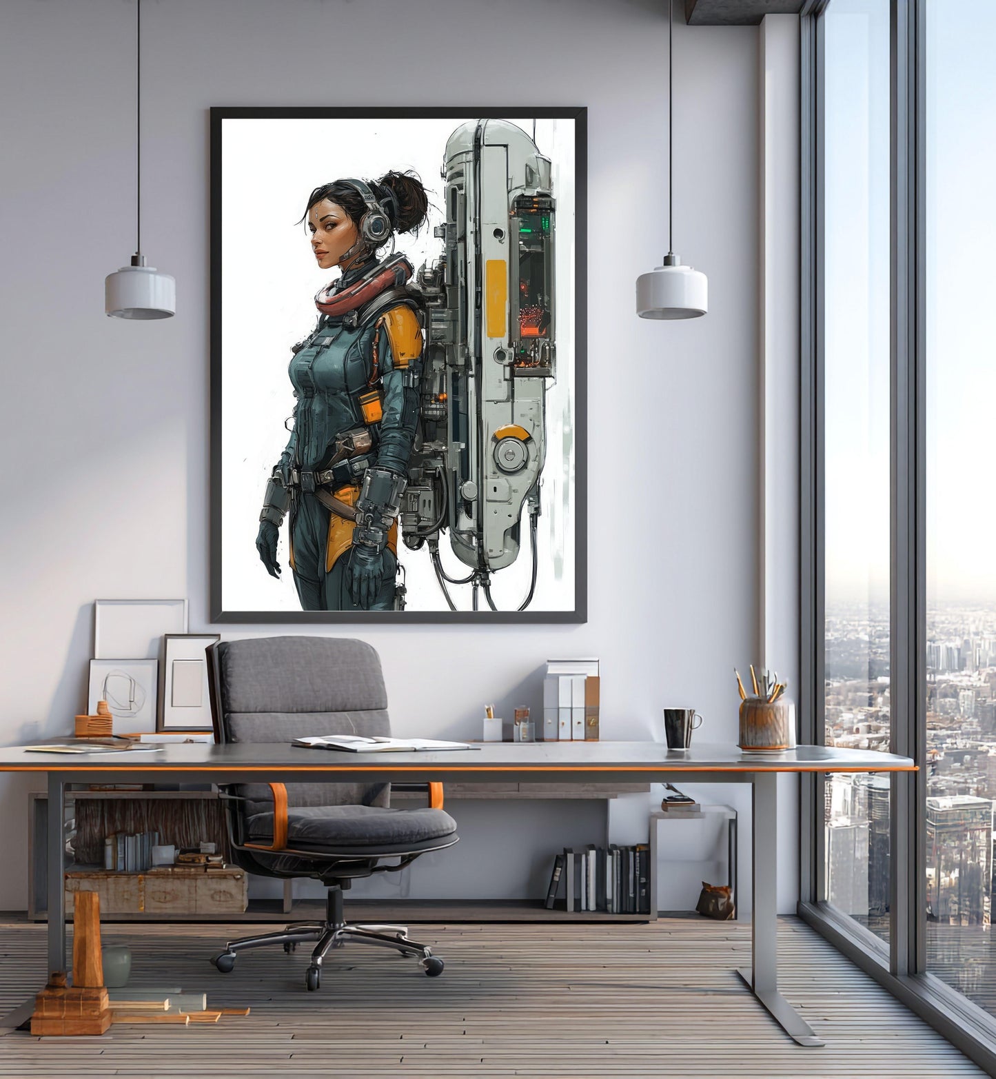 ✨ RETRO FUTUR MECHA WOMENS — Starship Series #10 - Aura Studio Déco
