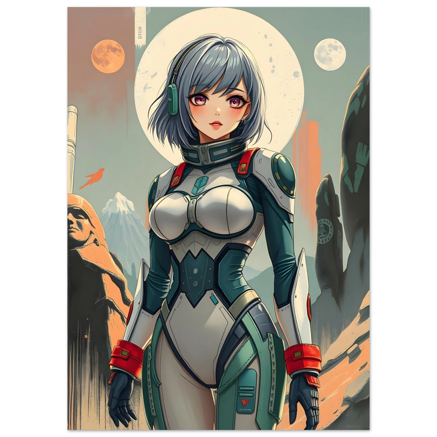 🌸🪐🎀👽Création Anime Rétro Sci-Fi ☄️21 - Aura Studio Déco