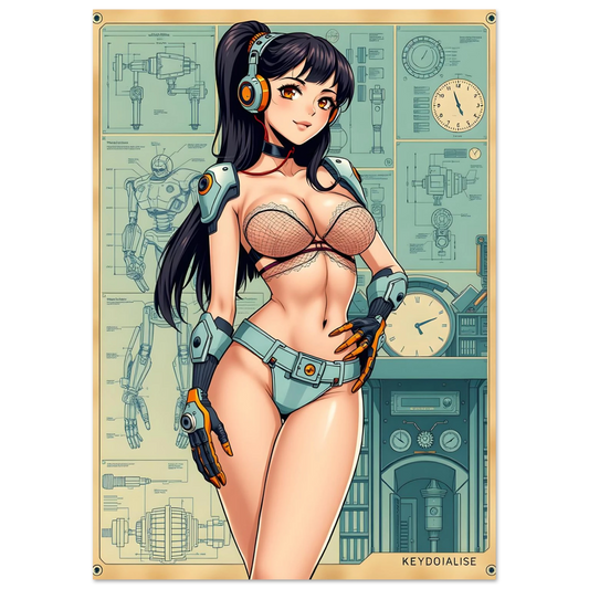 🌸🪐🎀👽Création Anime Rétro Sci-Fi ☄️11 - Aura Studio Déco