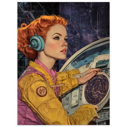 ✨ RETRO FUTUR MECHA WOMENS — Starship Series #67 - Aura Studio Déco