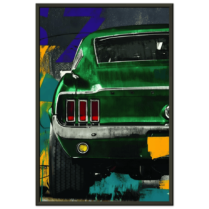 🏎️🏁Affiche Automobile Art' Style 3 Encadrée - Aura Studio Déco