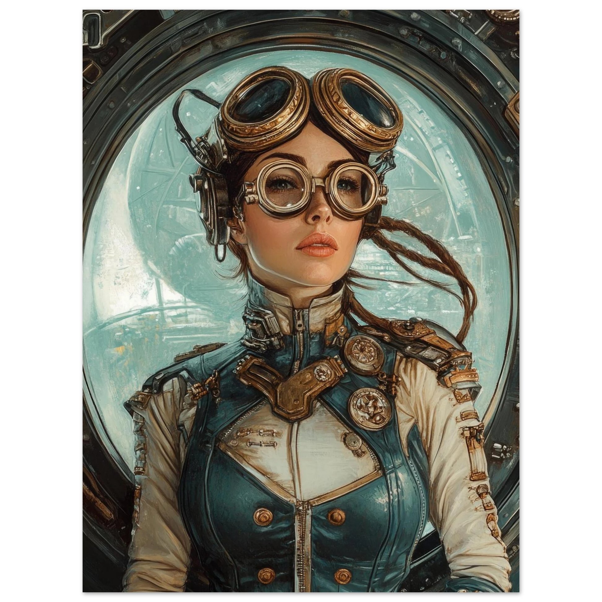 ✨ RETRO FUTUR MECHA WOMENS — Starship Series #40 - Aura Studio Déco